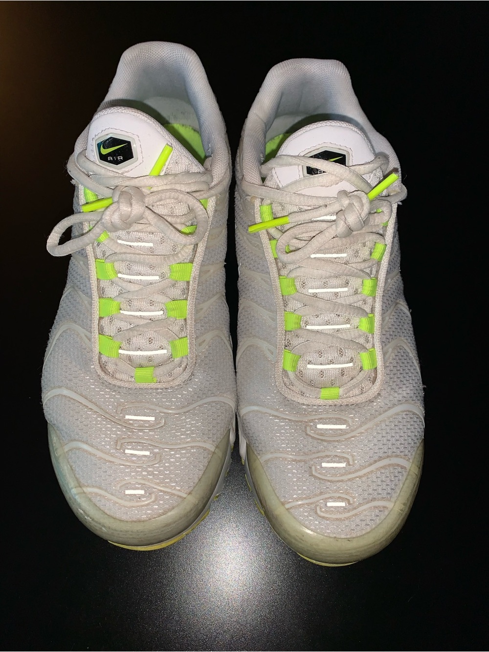 Nike Youth TN Air White Shoes